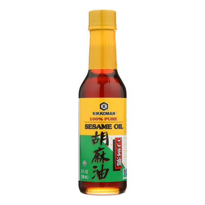 Kikkoman Sesame Oil - Case Of 12 - 5 Fl Oz.