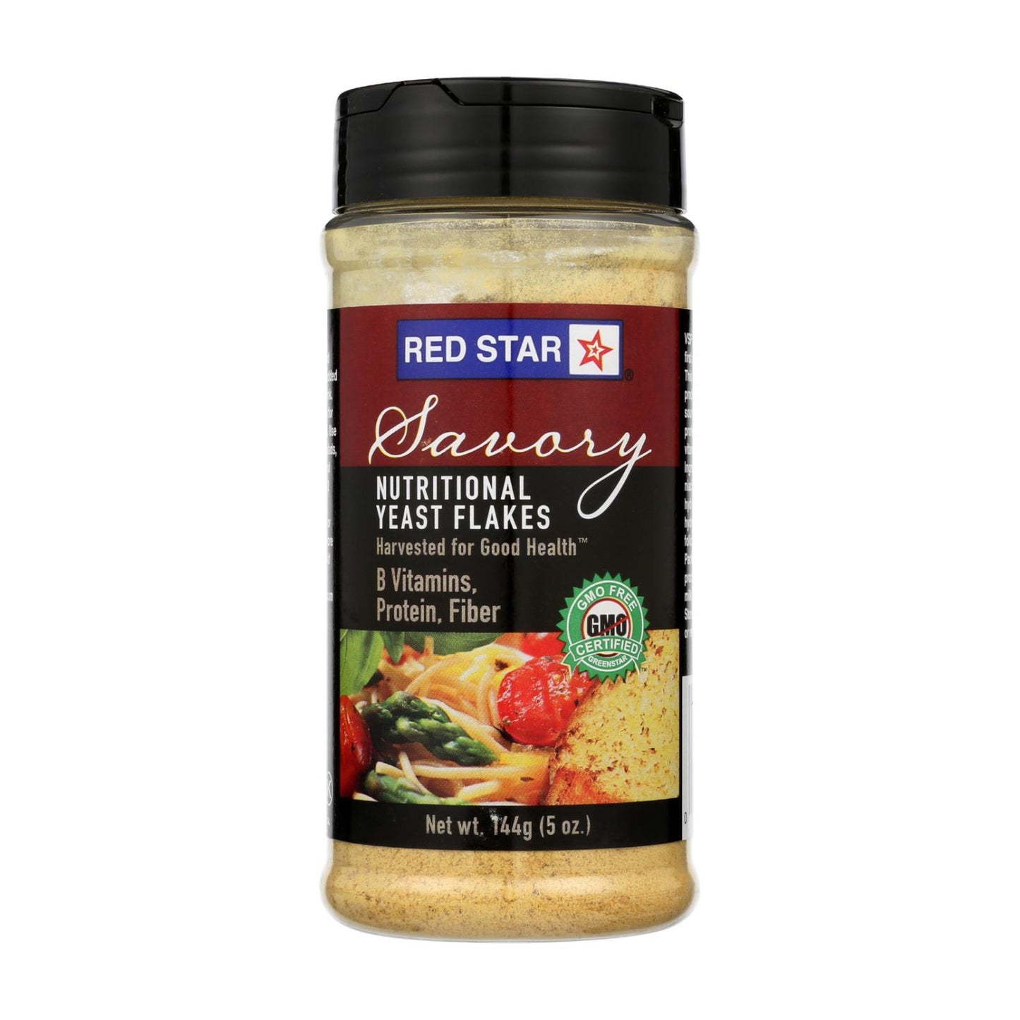 Fórmula de apoyo vegetariano de levadura nutricional Red Star - Copos de levadura - Mini - Caja de 6 - 5 oz.