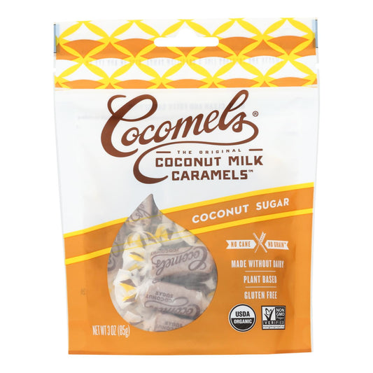 Cocomels - Azúcar de coco Cocomel - Caja de 6 - 3 oz