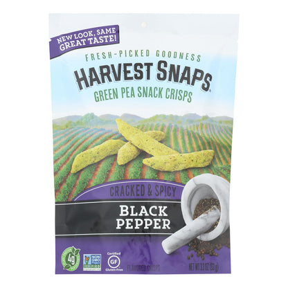 Crisp de Snapea de Calbee - Crisp de Snapea - Pimienta negra - Caja de 12 - 3,3 oz