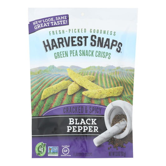 Crisp de Snapea de Calbee - Crisp de Snapea - Pimienta negra - Caja de 12 - 3,3 oz