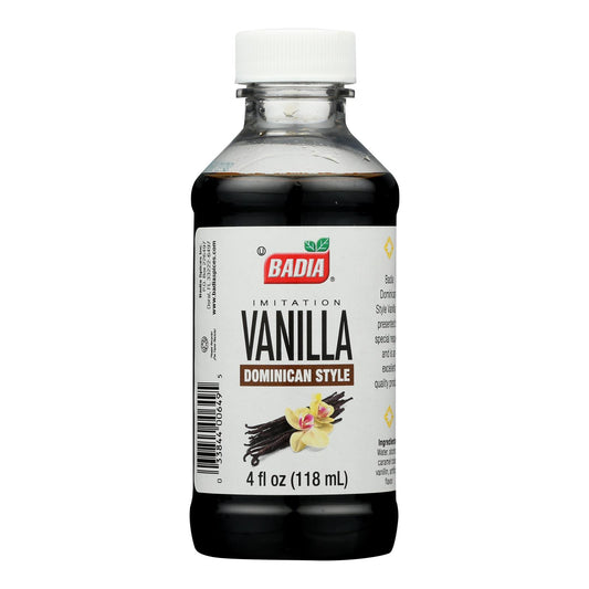 Especias Badia - Imitación - Extracto de vainilla - Caja de 12 - 4 fl oz.