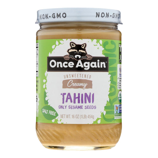 Una vez más - Tahini con sésamo - Caja de 6-16 oz