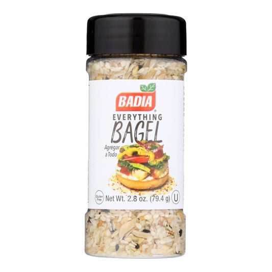 Bagel con todo tipo de especias de Badia Spices, caja de 8, 2,8 oz