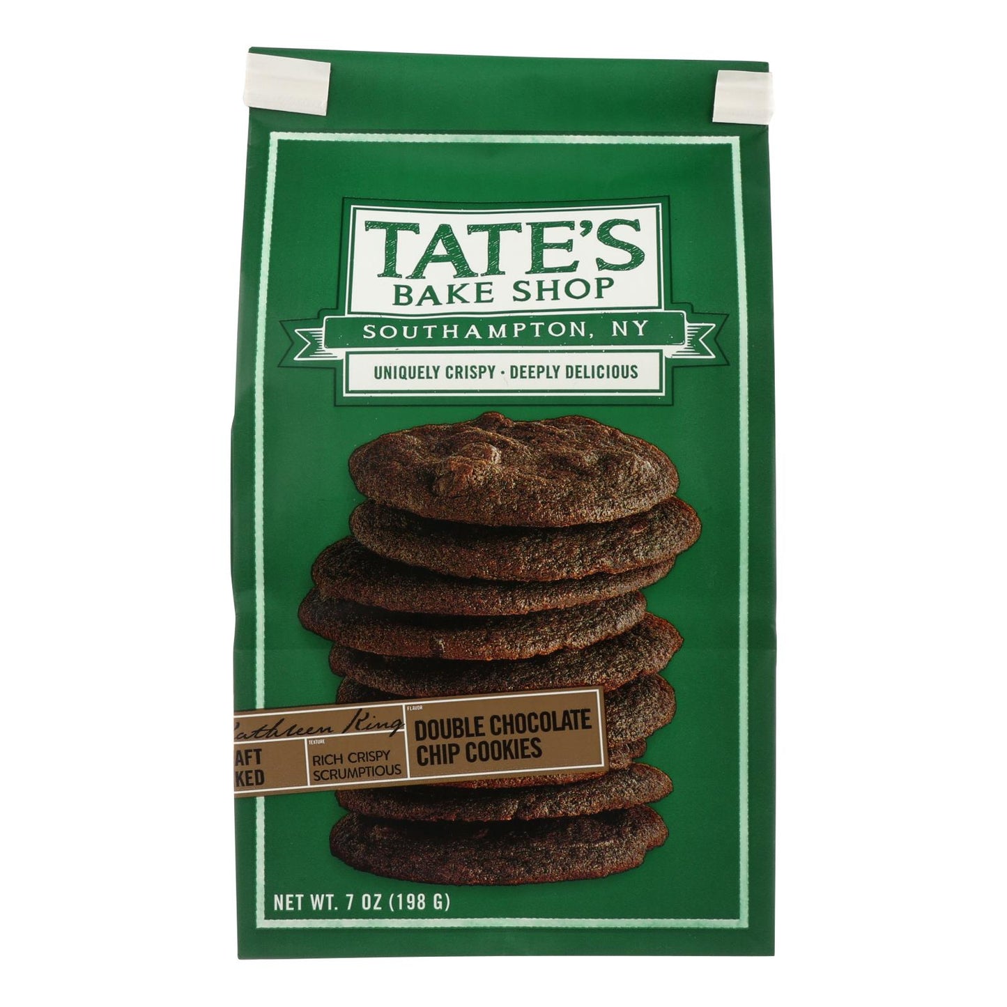 Galletas con chispas de chocolate doble de Tate's Bake Shop - Caja de 12 - 7 oz.