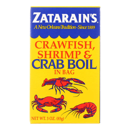 Zatarain's Crab Boil - Seco - Caja de 6 - 3 Oz