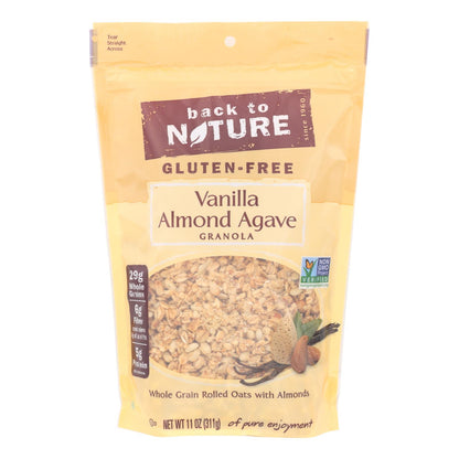 Back To Nature Granola - Vainilla, almendras y agave - 11 oz - Caja de 6