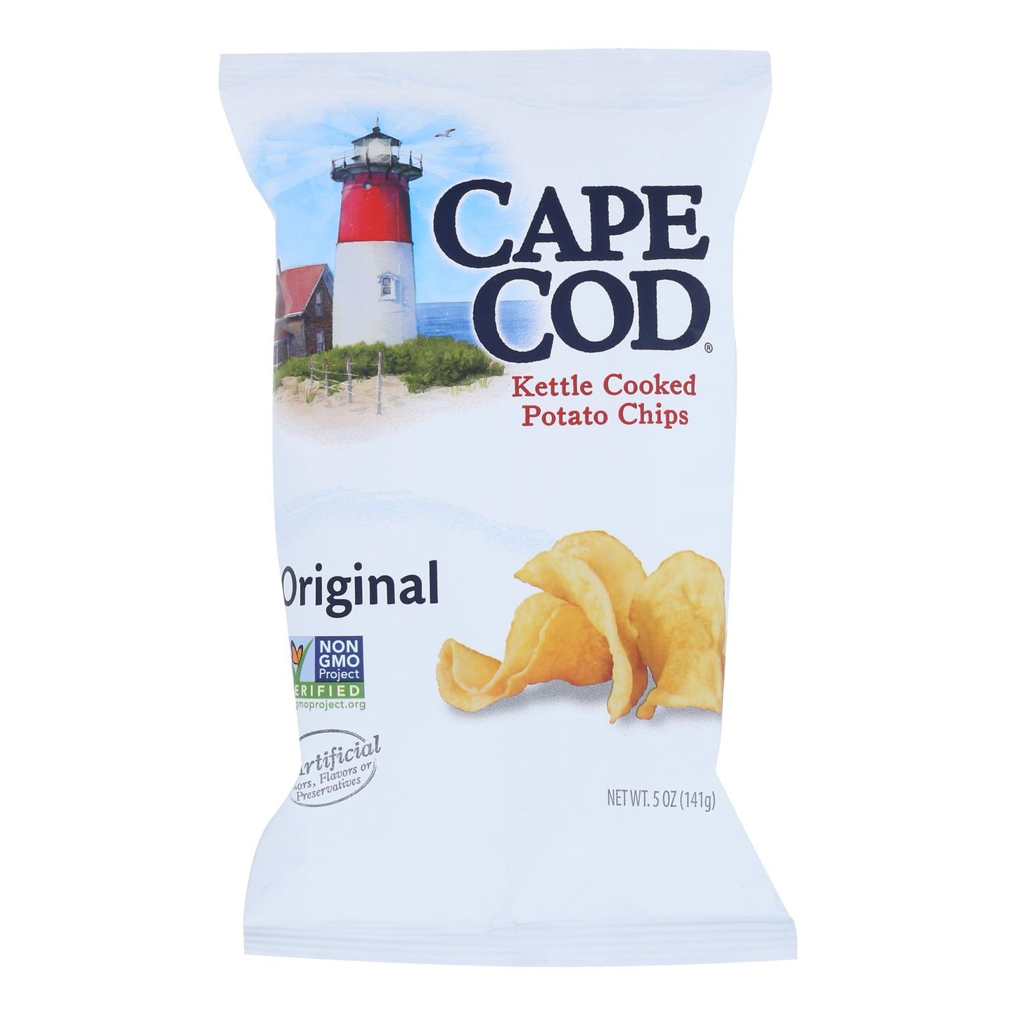 Papas fritas cocidas en olla Cape Cod - Caja de 8 - 5 oz