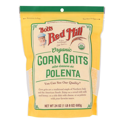 Bob's Red Mill - Polenta con sémola de maíz - Caja de 4 - 24 oz