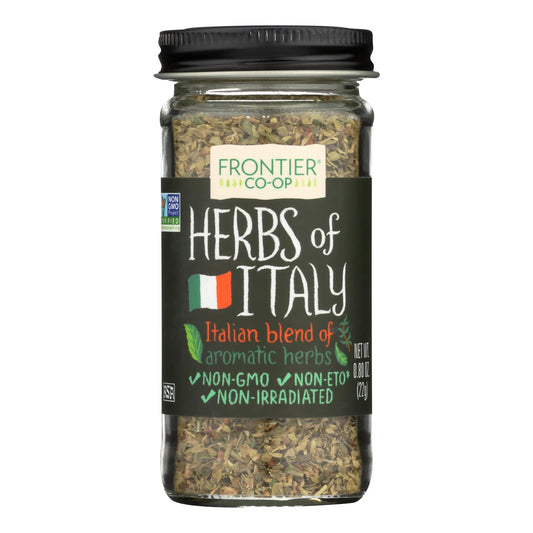 Condimento internacional Frontier Herb - Hierbas de Italia - Sin sal - 0,80 oz