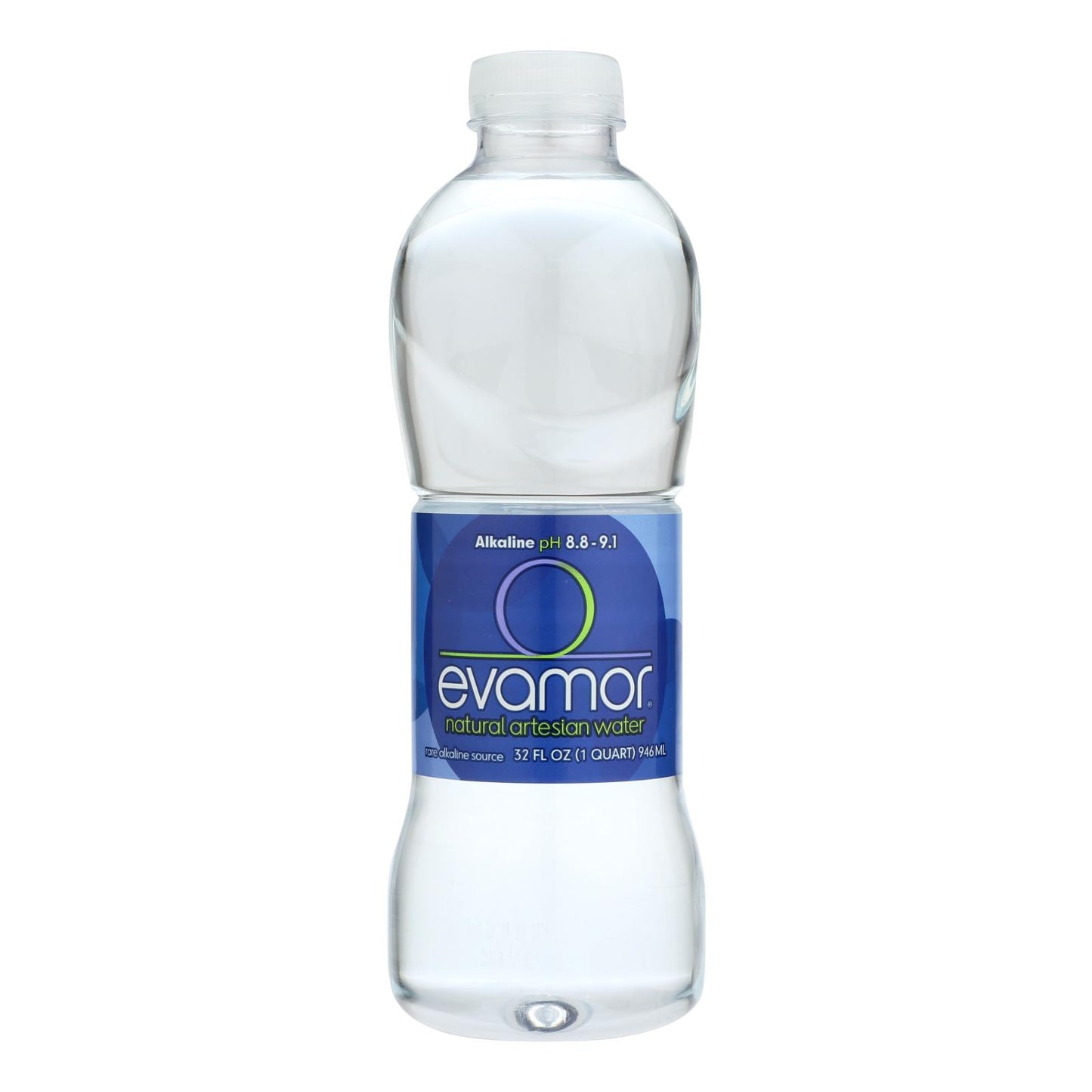 Evamor Naturally Alkaline Artesian Water - Natural Artesian - Case Of 12 - 32 Fl Oz.