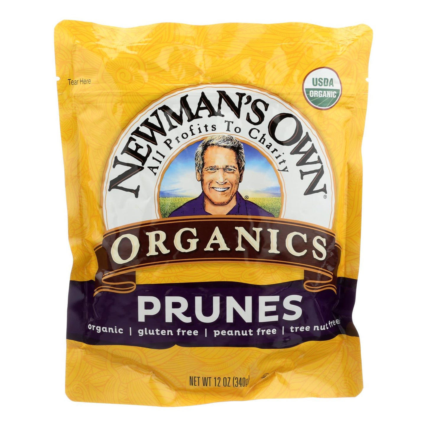 Ciruelas pasas orgánicas sin hueso de Newman's Own Organics, caja de 12, 12 oz.