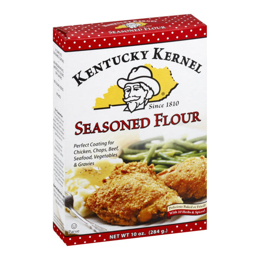 Harina sazonada Kentucky Kernel - Caja de 12 - 10 oz.