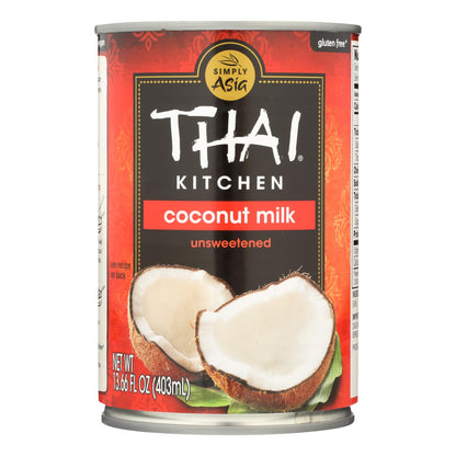 Leche de coco Thai Kitchen - Caja de 12 - 13,66 fl oz.