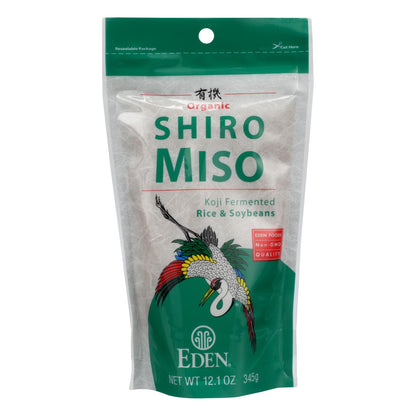 Eden Organic Shiro Miso - Caja de 12 - 12,1 oz