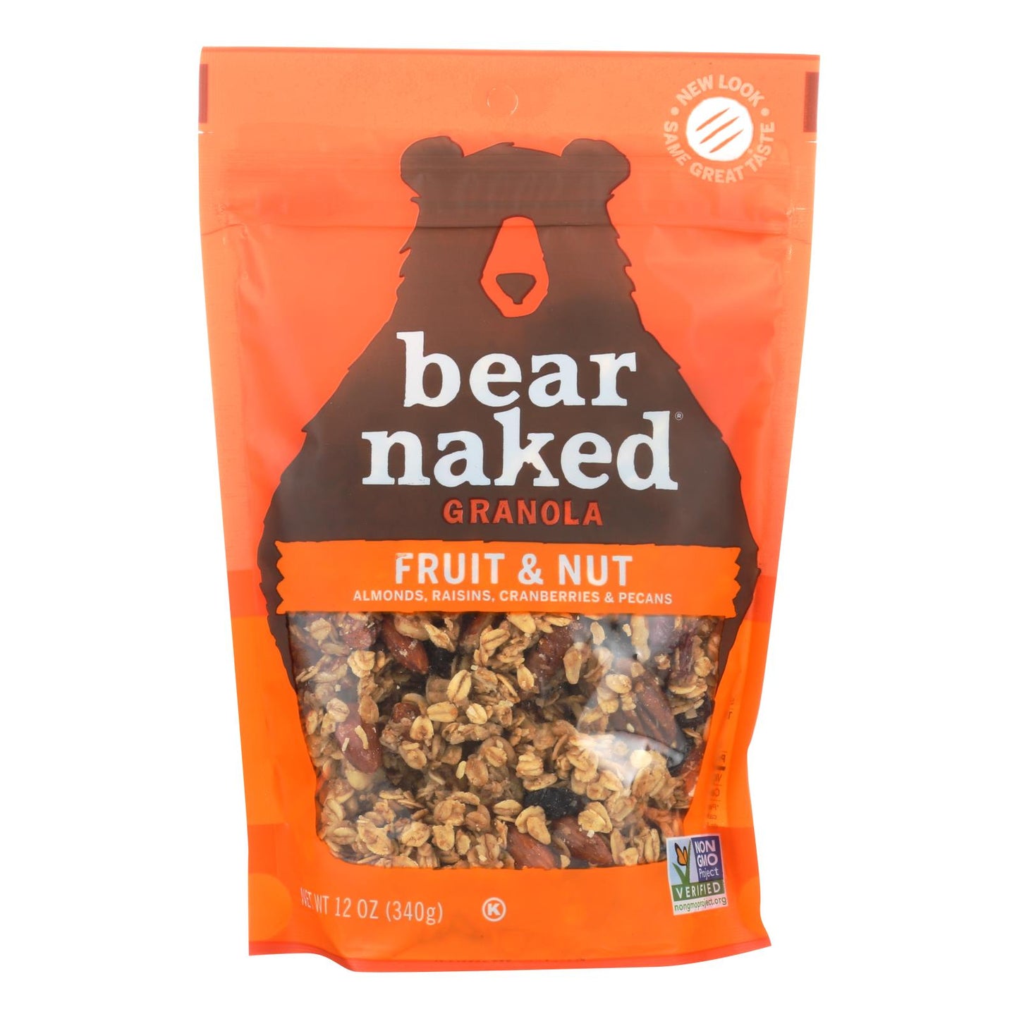 Granola Bear Naked - Frutas y nueces - Caja de 6 - 12 oz.