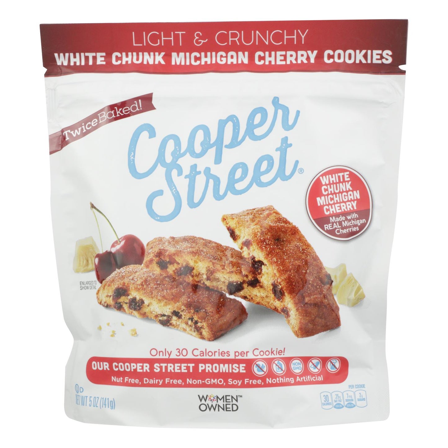 Cooper Street - Ckies Michigan Cherry Wht - Case Of 6 - 5 Oz