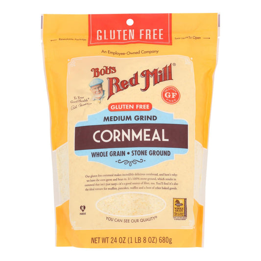 Bob's Red Mill - Harina de maíz sin gluten - Caja de 4 - 24 oz