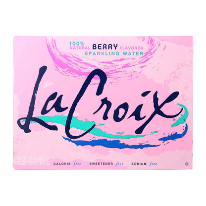 Agua con gas Lacroix - Frutos del bosque - Caja de 2 - 12 fl oz.