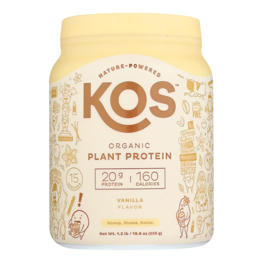 Kos - Proteína en polvo sabor vainilla - 1 unidad - 20,6 oz