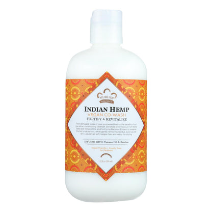 Acondicionador Nubian Heritage - Co-wash de cáñamo indio - 12 oz