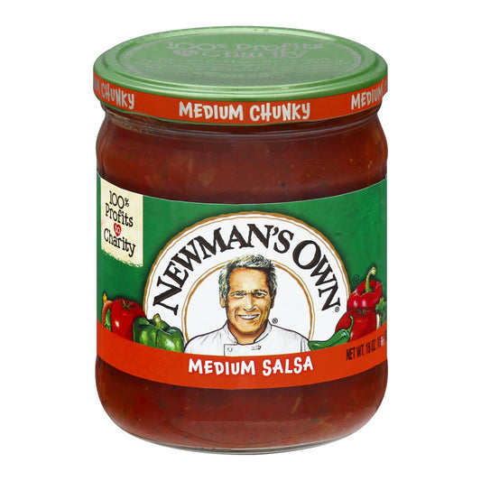 Salsa de Newman's Own, de sabor medio, en caja de 8 a 16 onzas