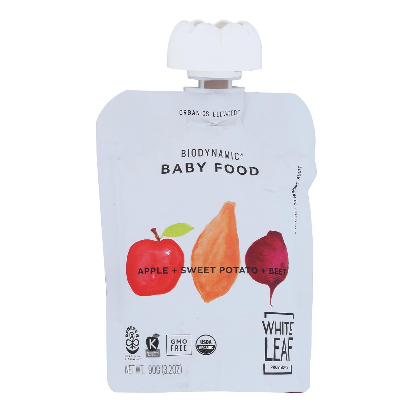 White Leaf Provisions - Alimento para bebés Apple Swtpt Bt - Caja de 6 - 3,2 oz