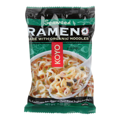 Ramen de algas marinas Koyo Wakame - Caja de 12 - 2 oz