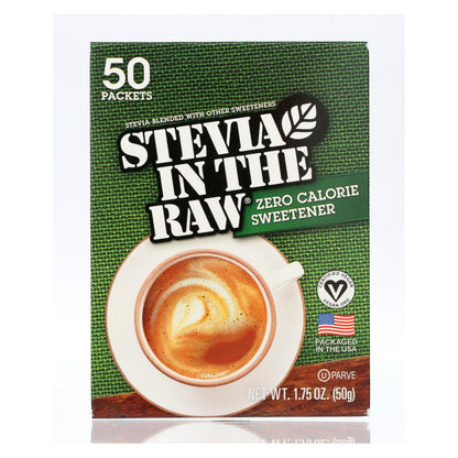 Edulcorante Stevia In The Raw - Paquetes - Caja de 12 - 50 unidades