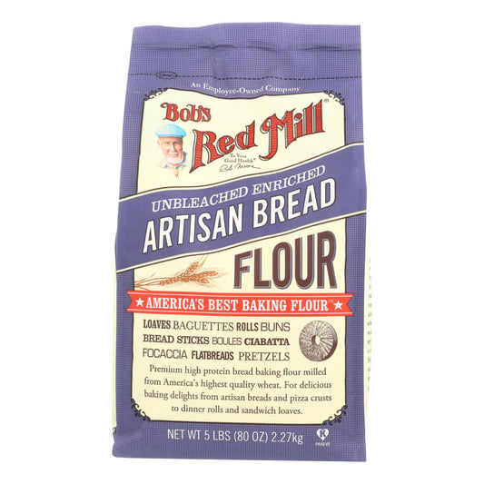 Bob's Red Mill - Artisan Bread Flour - 5 Lb - Case Of 4