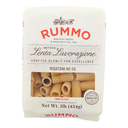 Rummo - Pasta Rigatoni - Caja de 12-16 Oz