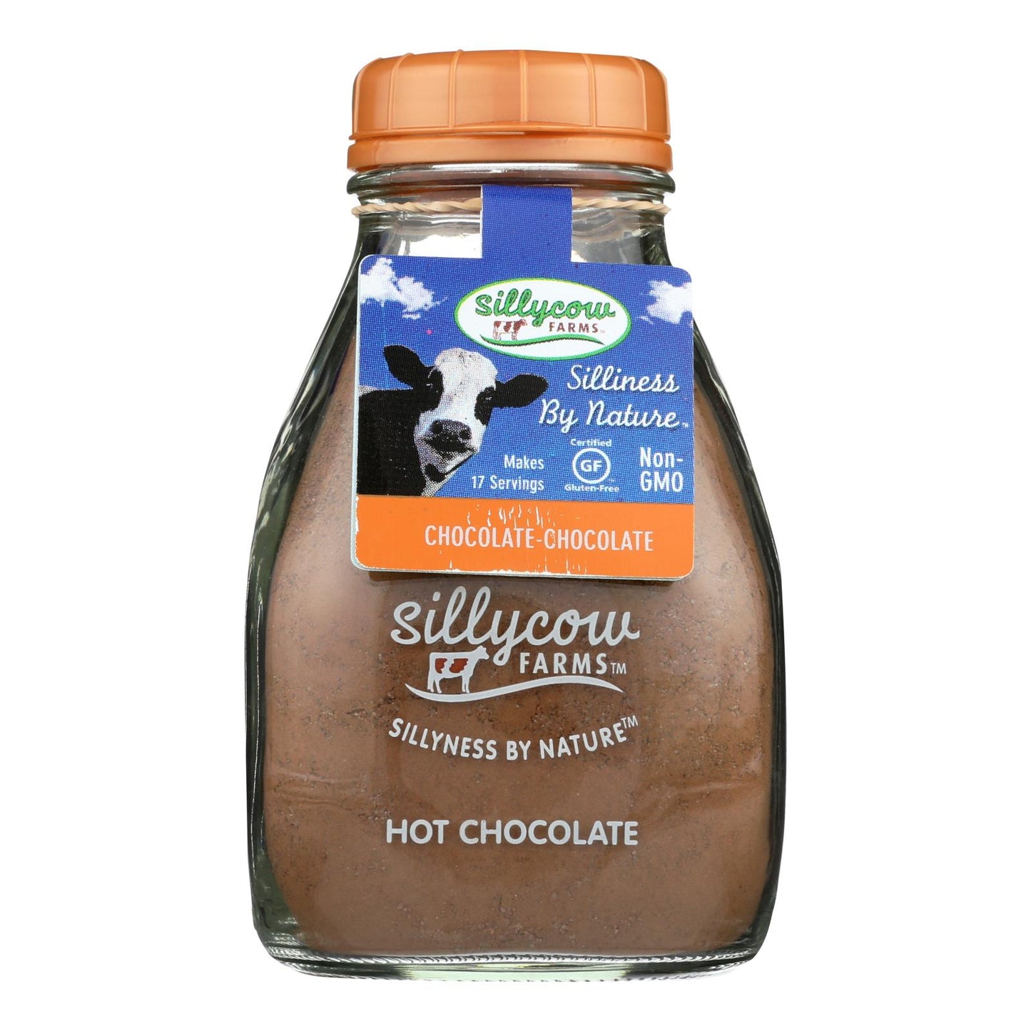 Chocolate caliente Sillycow Farms - Doble chocolate - Caja de 6 - 16,9 oz.