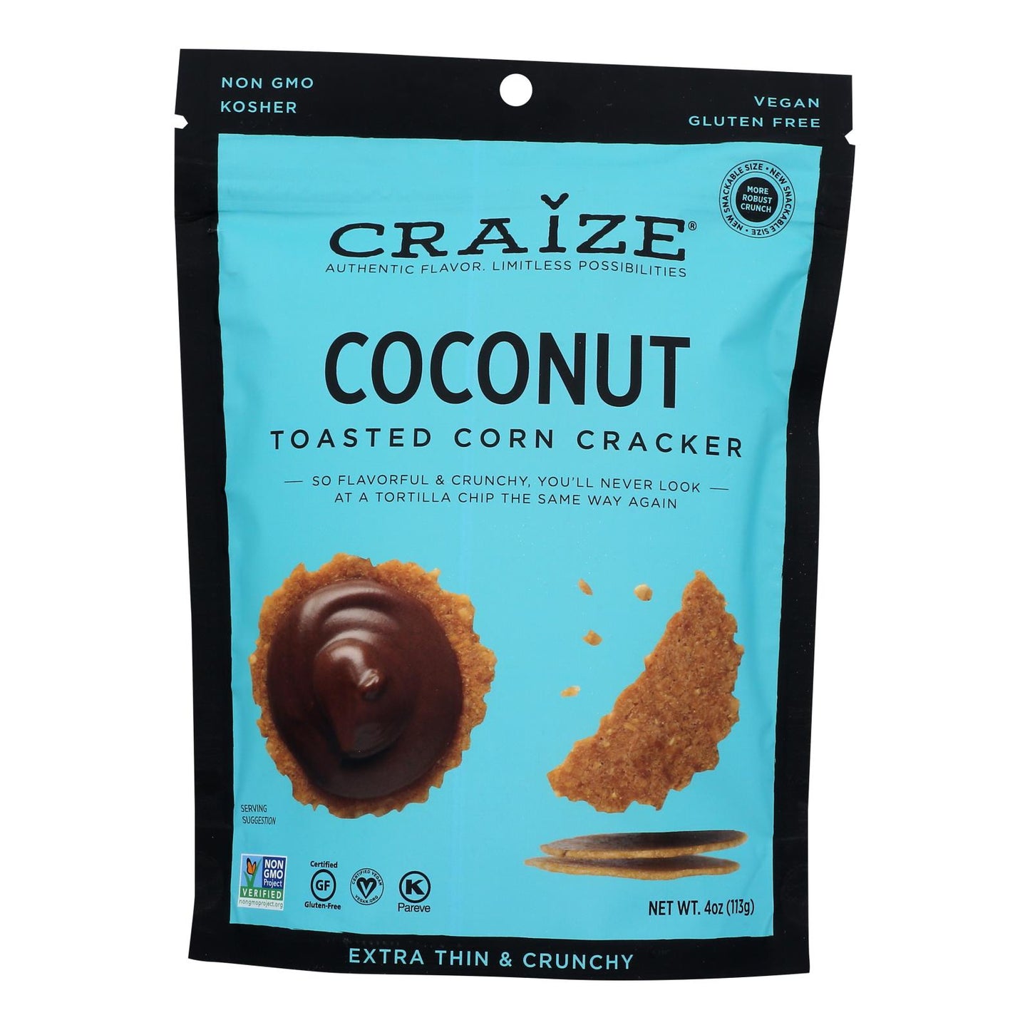 Craize - Corn Crisps Cocont Toastd - Case Of 6 - 4 Oz