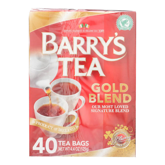 Barry's Tea - Tea - Gold Blend - Case Of 6 - 40 Bags