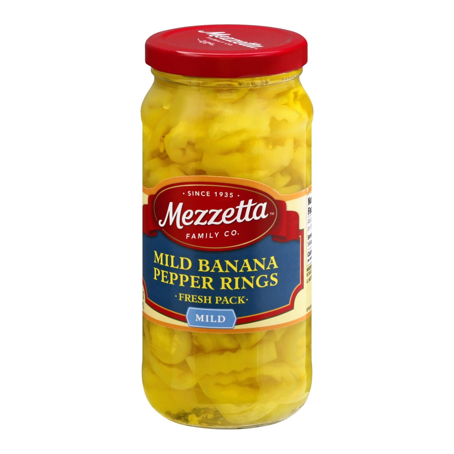 Mezzetta Mild Deli - Aros de pimiento en rodajas - Caja de 6 - 16 fl oz.