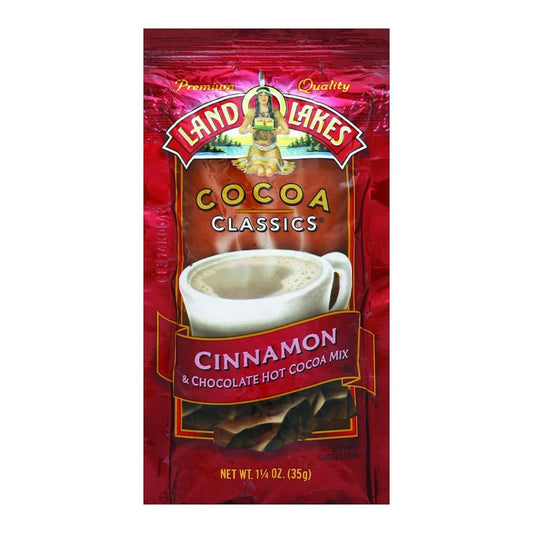 Mezcla clásica de cacao Land O Lakes, canela y chocolate, 1,25 oz, caja de 12
