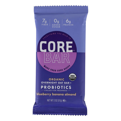Core Foods - Barrita probiótica Blubry - Caja de 8 - 2 oz