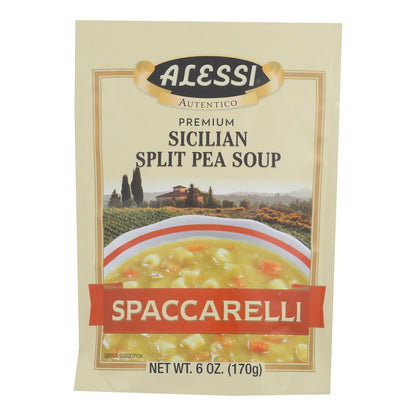 Alessi - 豌豆汤 - Spaccarelli - 6 瓶装 - 6 盎司。