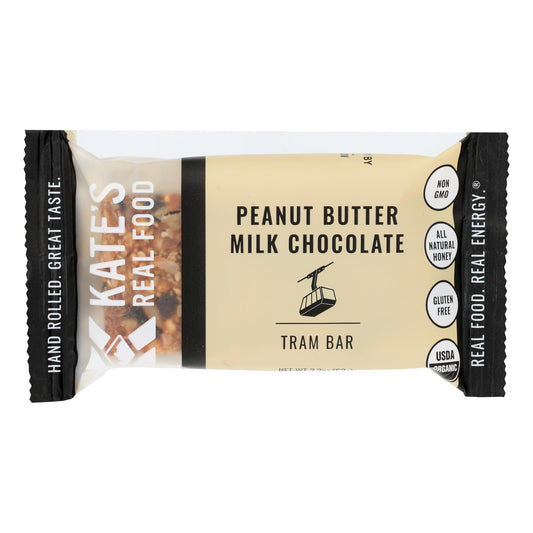 Kate's Real Food - Bar Tram Peanut Butter Milk Cho - Case Of 12 - 2.2 Oz