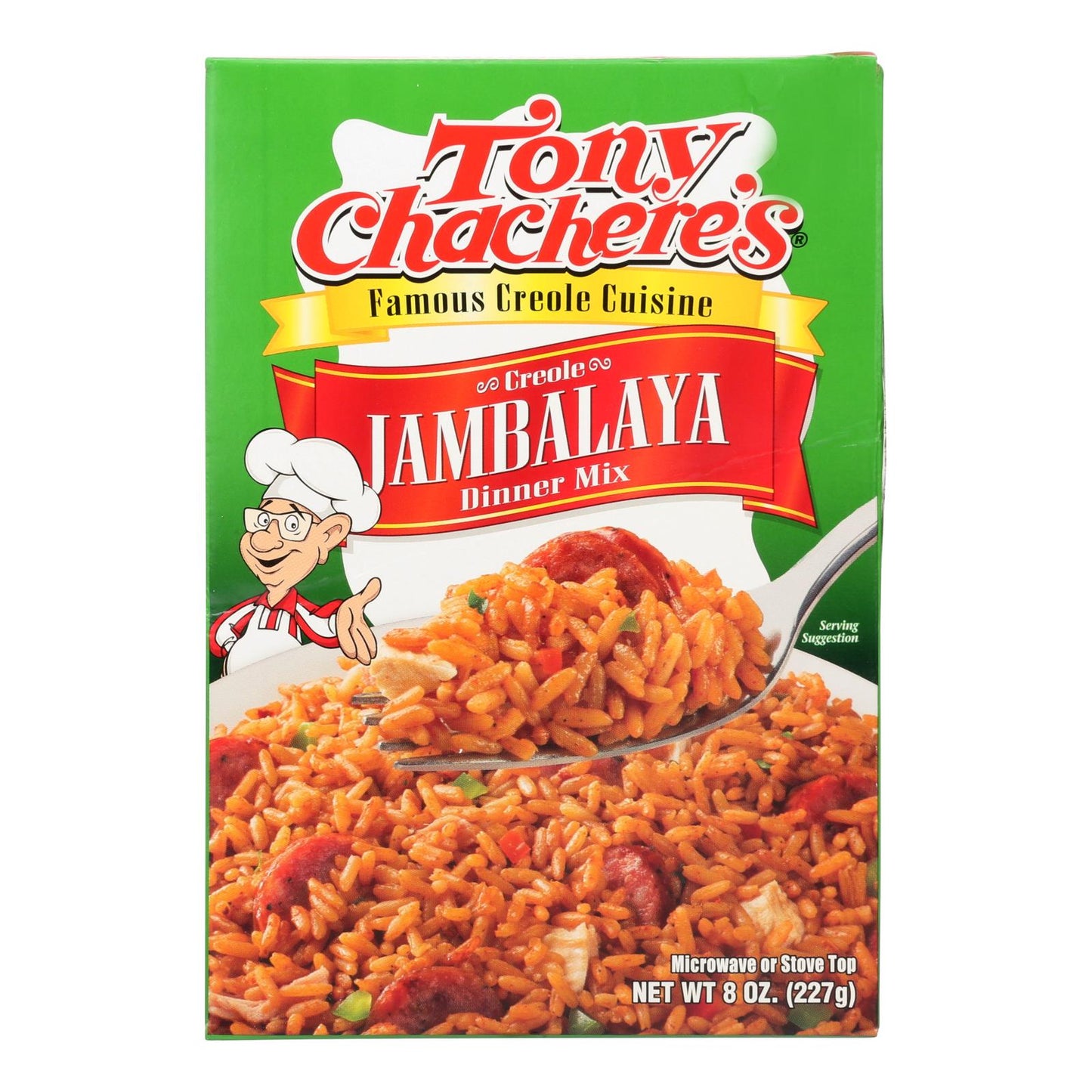 Tony Chachere's Famous Creole Cuisine Creole Jambalaya Dinner Mix  - Case Of 12 - 8 Oz