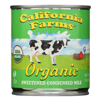 Leche condensada California Farms - Orgánica - Endulzada - 14 oz - Caja de 24