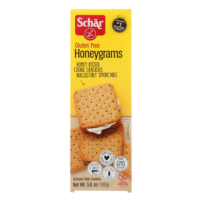 Schar - Galletas Honeygrams sin gluten - Caja de 6 - 5,6 oz