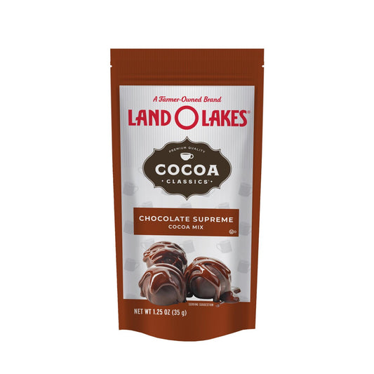 Mezcla clásica de cacao Land O Lakes: chocolate caliente, 1,25 oz, caja de 12