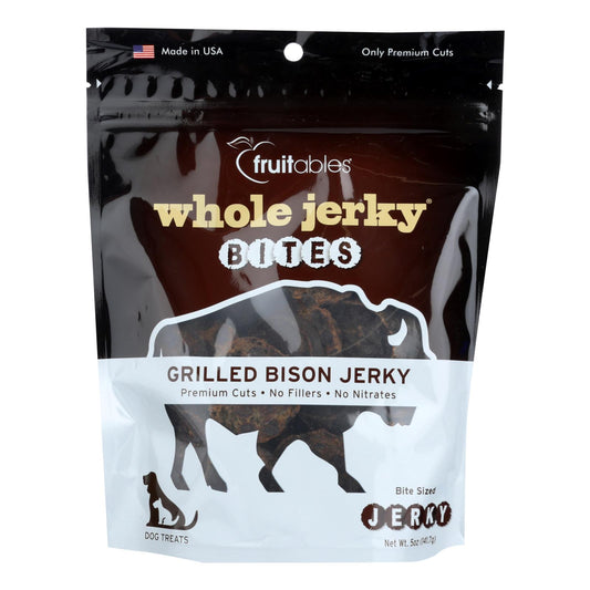 Fruitables - Dogtrts Jrky Grilld Bison - Caja de 8-5 oz