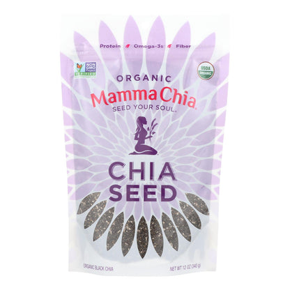 Semillas de chía Mamma Chia - Orgánicas - Negras - Caja de 4 - 12 oz