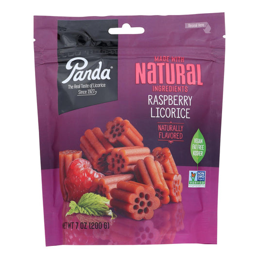 Panda Licorice - Masticables de regaliz y frambuesa - Caja de 8-7 oz