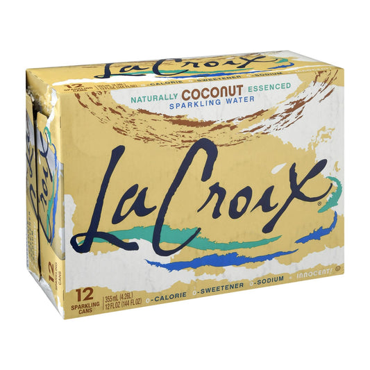 Agua con gas Lacroix - Coco - Caja de 2 - 12 fl oz.