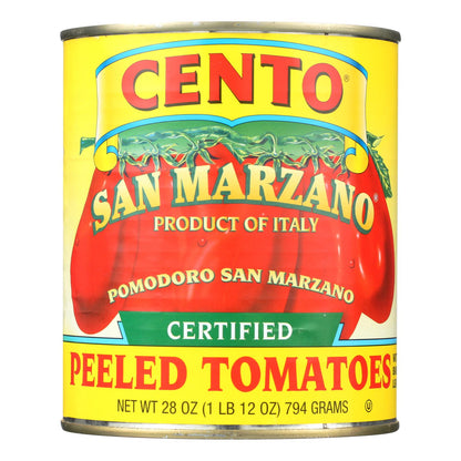 Cento - Tomates Pelados - Caja de 12 - 28 Oz.