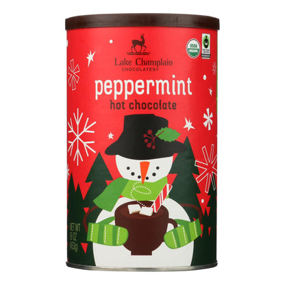 Lake Champlain Chocolates - Hot Chocolate Peppermint - Case Of 6 - 16 Oz