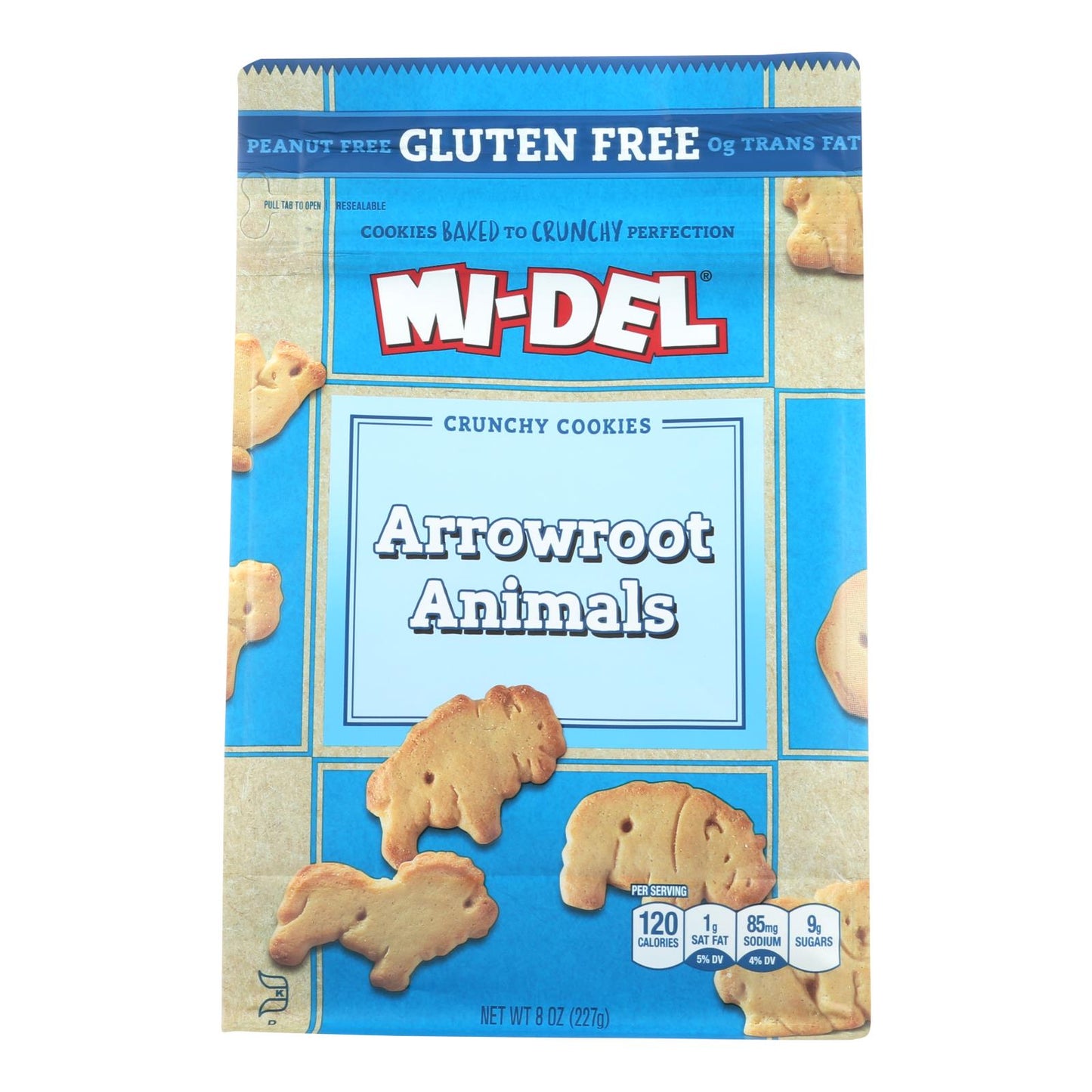 Galletas Midel - Animal de arrurruz - Caja de 8 - 8 oz